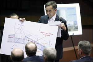 U.S. Representative Dennis Kucinich questions the Nuclear Regulatory Commission and FirstEnergy at Oak Harbor High School.