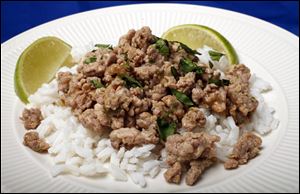 Thai-inspired ground turkey.