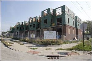 Construction continues on the new Collingwood Green development in Toledo.