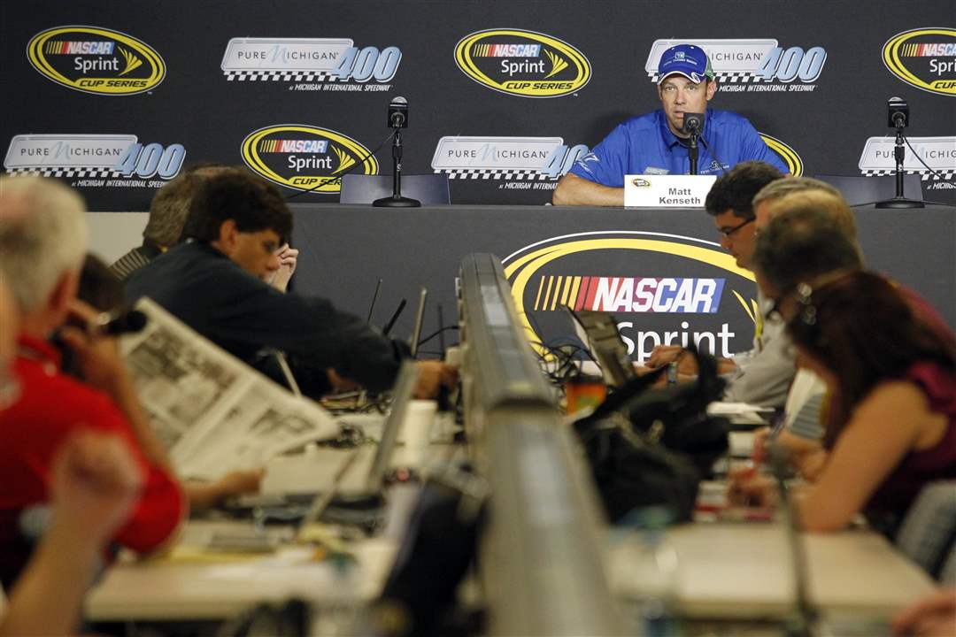 NASCAR-MIS-Day-1-Matt-Kenseth-press-conference
