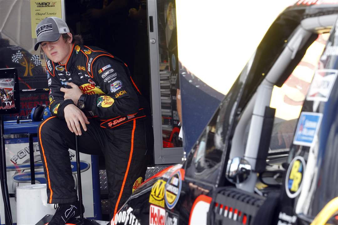 NASCAR-MIS-Day-1-Ty-Dillon-waiting