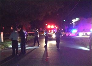 A 27-year-old man was pronounced dead Sunday night after reports of gunfire on Prospect Avenue between North Detroit Avenue and Hoag Street, police reported.