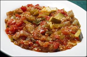 Eggplant ratatouille.