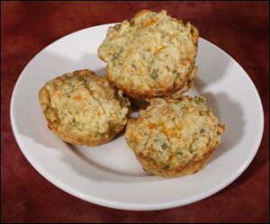 Zucchini muffins.
