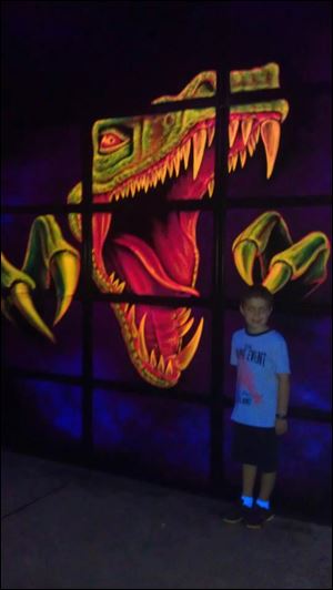 Our Town Sylvania Sylvania Playland is opening mini glow golf this Fall! Here is a picture of the painting!
