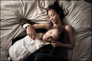 Bradley Cooper as Rory and Zoë Saldana as Dora are lovers in the thriller 'The Words,' which opens today.