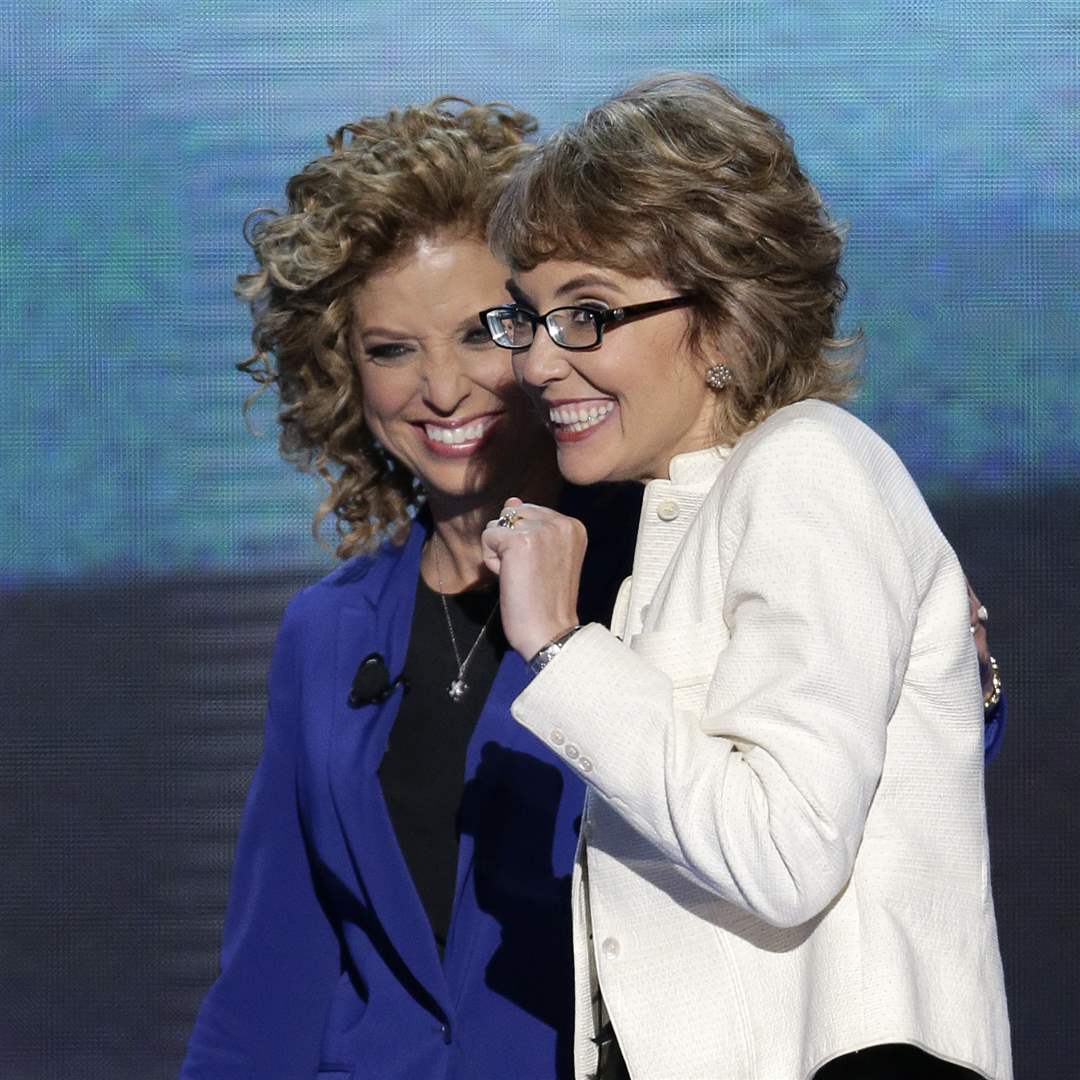 Democratic-Convention-Gabrielle-Giffords-Debbie-Wasserman