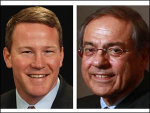 Jon Husted, left, wrote to Judge Peter C. Economus, apologizing for the ‘misimpression' that he was defying the federal judge's order on weekend voting hours.