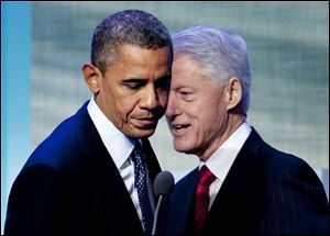 President Barack Obama was in New York on Tuesday, speaking at the Clinton Global Initiative.