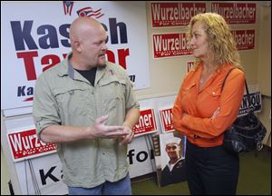 Congressional candidate Joe Wurzelbacher picked up support from a pro-military political action committee