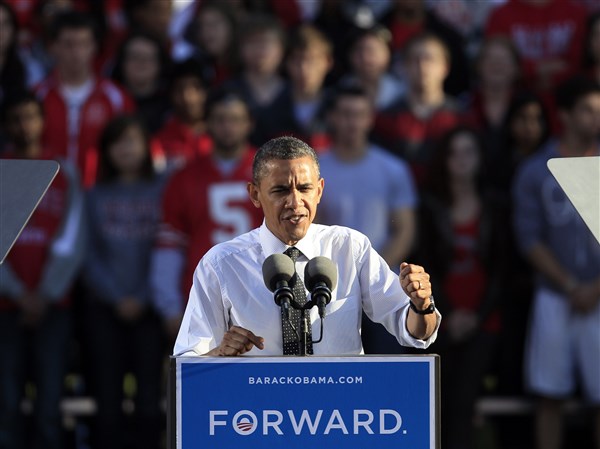 Obama blasts Romney on taxes, budget cuts, Big Bird during Columbus ...