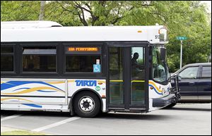 The transit debate  should be about how TARTA buses such as this one can service other places in northwest Ohio.