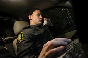 Lima police officer Zac Leland says he is particularly interested in the health of the local economy.