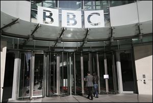 A general view of the BBC headquarters in London.