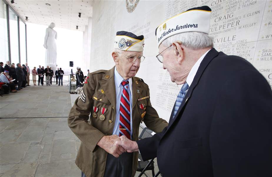 Pearl-Harbor-survivors-Max-Green-left