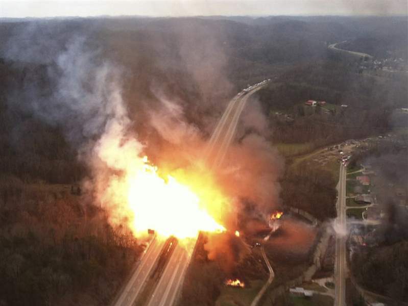 APTOPIX-Gas-Line-Explosion