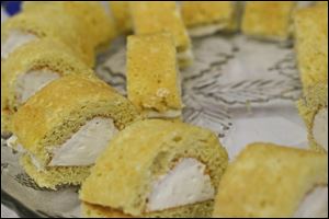 Handmade twinkles were up for grabs Wednesday at Owens Community College in Perrysburg Township.