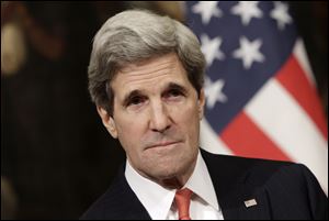 Kerry arrived in Cairo today for meetings with business people, opposition figures and the foreign minister. Talks with President Mohammed Morsi were set for Sunday.