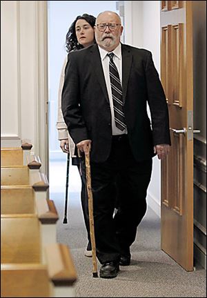 John N. Tucker, a Flint, Mich., truck driver, is on trial in Maumee Municipal Court in connection with the deaths of three people who were killed in a crash on I-475 in 2011.