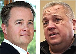 Cam Cruickshank, left, and Rick Stansley, Jr., each are paid $1,200 a day by the university. 