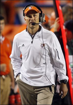 Bowling Green football coach Dave Clawson says the team needs to beat elite foes.