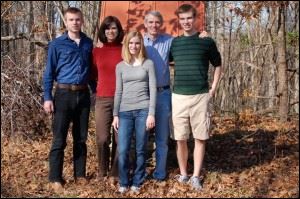 Rob Portman, center, with wife Jane, daughter Sally and sons Jed, left, and Will, right.