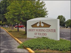 Liberty Nursing Center of Toledo withdrew its request for a hearing to determine the fate of the facility last week.