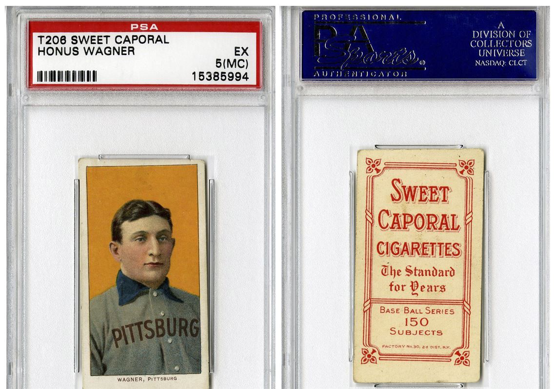 Rare Honus Wagner T206 baseball card sells at auction for $2.1 million