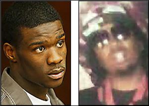 Quincy Allen, left, 21, a member of a Folks gang, is charged with the murder of LaQuan Dunbar.