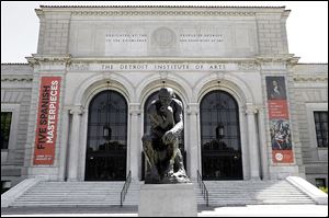The 60,000 items held for the public by the Detroit Institute of Arts — including an 1887 self-portrait of Vincent van Gogh, top right, and Auguste Rodin’s ‘The Thinker’ — are being regarded as assets by the city’s emergency manager as he works to resolve Detroit’s crushing debt.