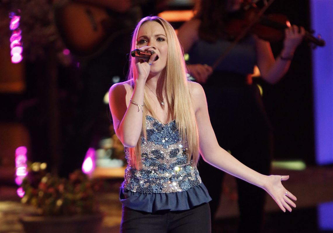 Danielle Bradbery performing on the singing competition series.