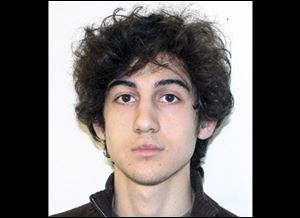 Boston Marathon bombing suspect Dzhokhar Tsarnaev, 19, is charged with 30 counts including use of a weapon of mass destruction to kill.