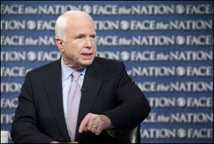 Sen. John McCain, R-Ariz., talks about the U.S. response to Syria on CBS's 