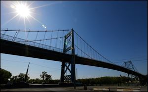 The Anthony Wayne Bridge. 