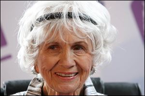 Canadian Author Alice Munro at a news conference in June, 2009.