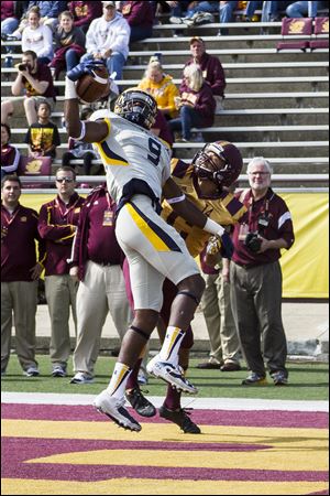 The University of Toledo Rockets will meet Navy Saturday in the Glass Bowl.