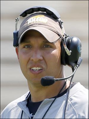 University of Toledo head football coach Matt Campbell.