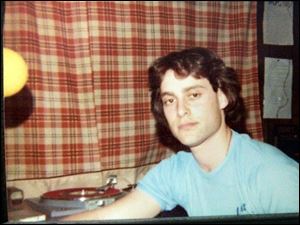 Mike Yunis was a student disc jockey at the University of Findlay radio station in 1976. He's among the former disc jockeys returning for a 40th anniversary celebration of WLFC today. 