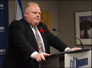 Toronto Mayor Rob Ford.