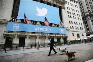 Twitter began trading today under the ticker symbol 