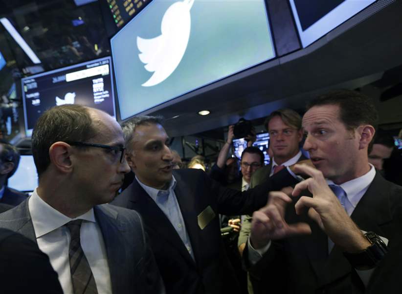 Dazzling Twitter debut sends stock soaring 73 pct The Blade