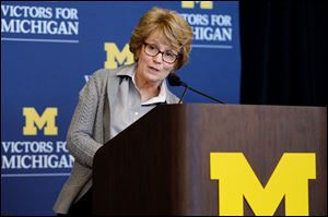 University of Michigan President Mary Sue Coleman.
