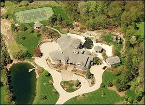Eminem's current home in Rochester, Mich.