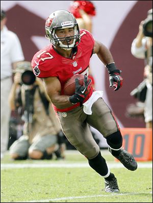 Tampa Bay Buccaneers wide receiver Eric Page ranks seventh in the NFL on kickoff returns this season, averaging 26.6 yards. The former Springfield High and University of Toledo star also averages 11.2 yards per punts.