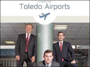 Home page of the toledoairports.com Web site.