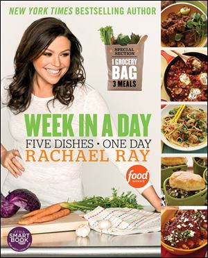 Cover of Rachael Ray's newest book 'Week in a Day.' 