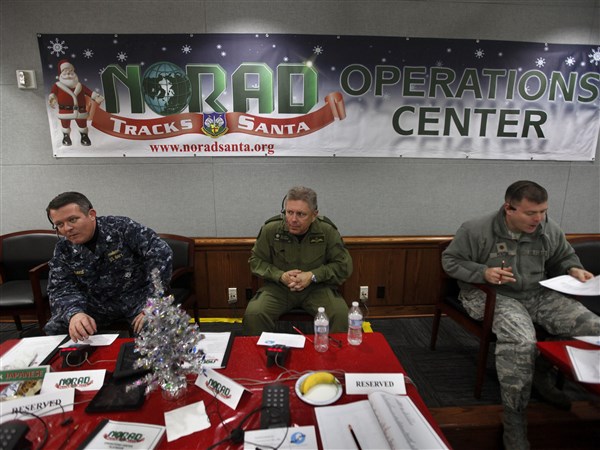 Norad Colorada As NORAD tracks Santa, critics track NORAD | The Blade