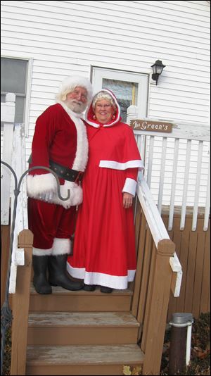 Jerry and Ella Green play Santa and Mrs. Claus to families in three communities. This is the 12th year they will deliver gifts and food on Dec. 23 and Christmas Eve.
