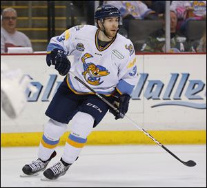 Toledo’s C.J. Chartrain has one goal and two assists in 19 games for the Walleye. The rookie defenseman from Pointe Claire, Que., scored his first professional goal on Nov. 23 in a victory over Evansville.