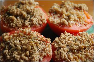 Easy baked tomatoes are perfect any time of the year.